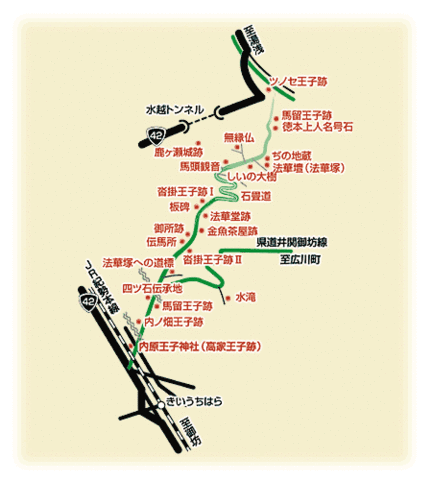 熊野古道周辺マップ